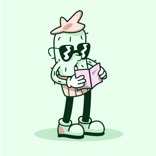 Illustrated Character Logo for Newsletter Design by AdriánKG