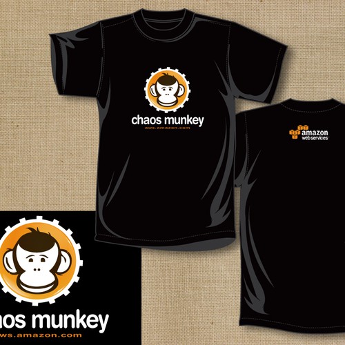 コンペ「Design the Chaos Monkey T-Shirt」のデザイン by thepaperdollさん 