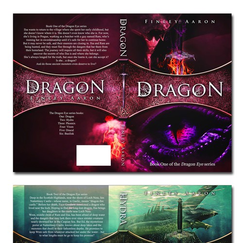 Book Covers for the first 3 books in my YA urban fantasy series, Dragon Eye—more books to come! Réalisé par Bandrei