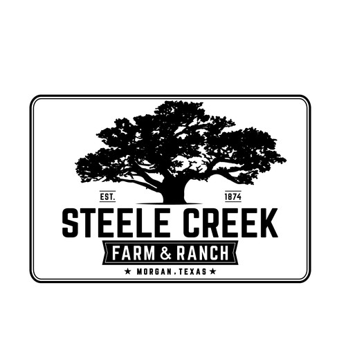 Classic Texas Ranch Logo that will adorn gates throughout farm Design réalisé par Prosperus