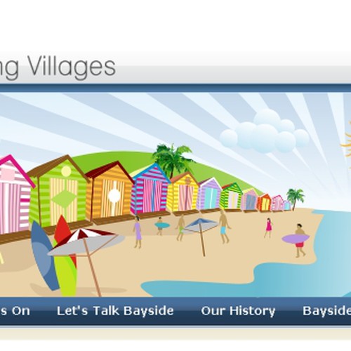 Beautiful Bathing Boxes Banner!