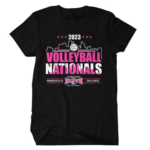 Designs 2023 Volleyball Nationals Shirt Tshirt contest
