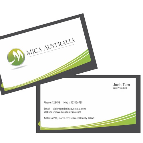 stationery for Mica Australia  デザイン by Rsree