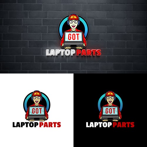 Logo for a replacement computer parts website Design by ZEN ZAI™