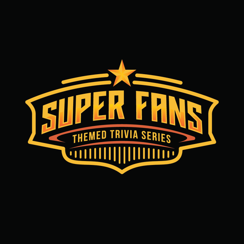 SUPER FANS Theme Trivia Series Logo Design by Andrea_TheWhite