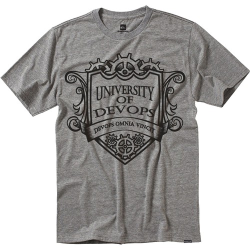 University themed shirt for DevOps Days Austin Ontwerp door h2.da