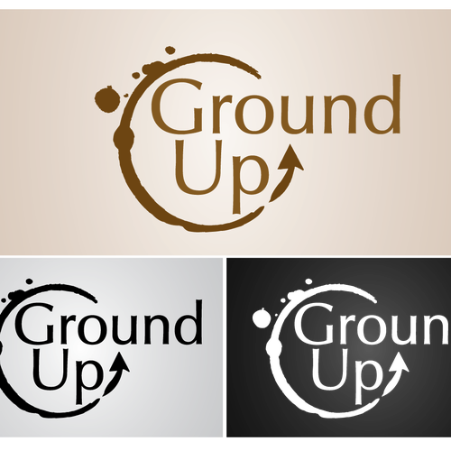 Create a logo for Ground Up - a cafe in AOL's Palo Alto Building serving Blue Bottle Coffee! Design by elks