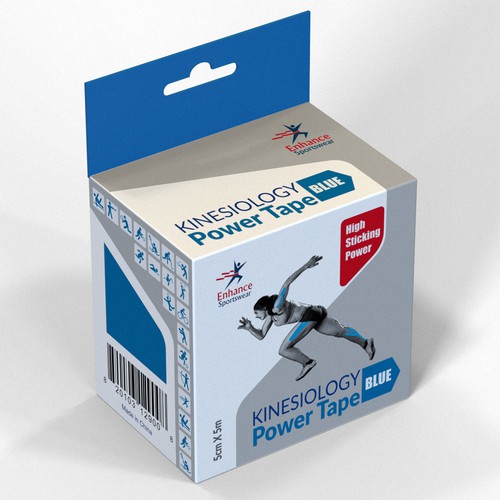 Design a Sports Tape Package Label - Quick turnaround Design by russell.the.ice