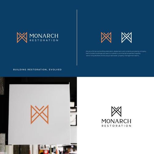 Design a modern clean logo package for a restoration company Design by Danny A