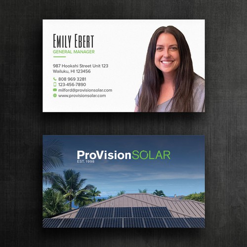 Design Solar Business Cards di Felix SH