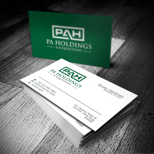 "Company Logo and Business cards" winning WordPress theme design