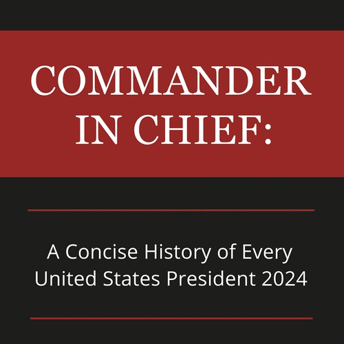 Regal book cover design for a presidential history book. Design by fraencydesign_