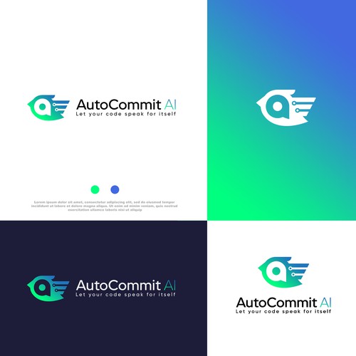 Brand identity for new generative AI startup Design by gardani