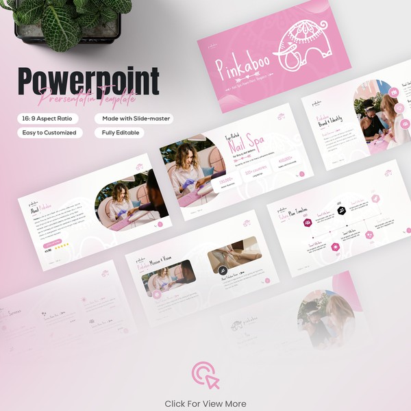 Pinkaboo Nail Spa Powerpoint Presentation