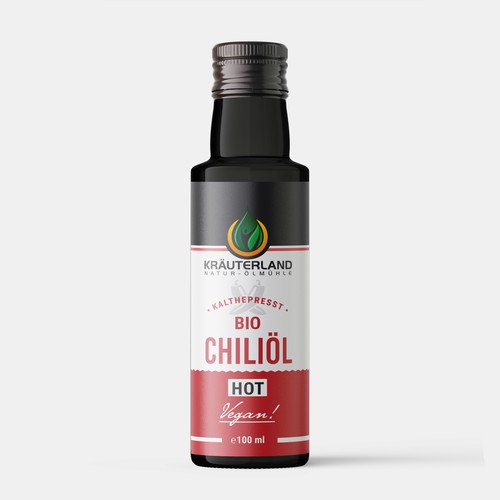 ChilliOil looking for a new label design - be part of an awesome brand Design by Krasi Miletieva