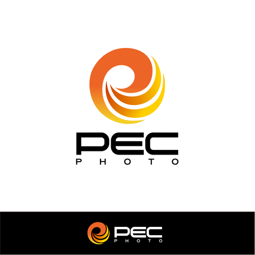 Create a simple, sleek photography logo for my sports photography