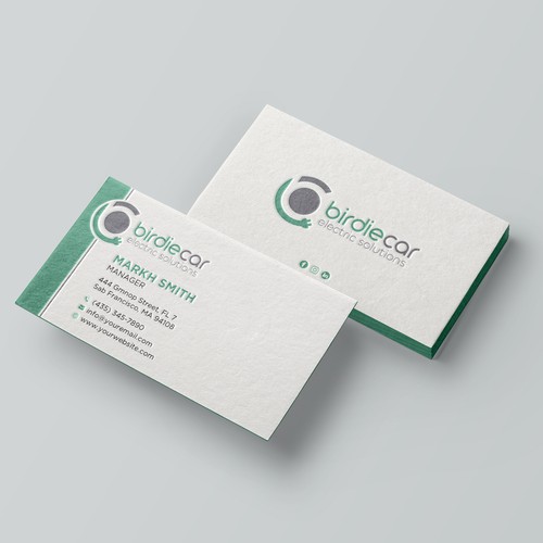 business card for company called birdie Design by Brandmaker artist