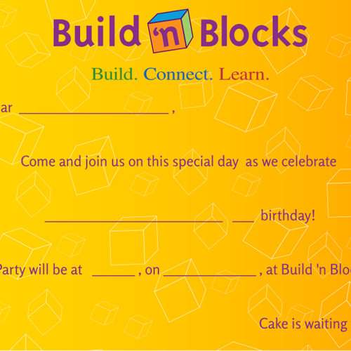 Build n' Blocks needs a new stationery デザイン by sa&ra