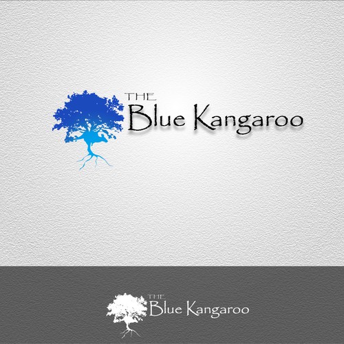 The Blue Kangaroo Cafe's quest for BRAND and Identity. Design by Tye.Haslip