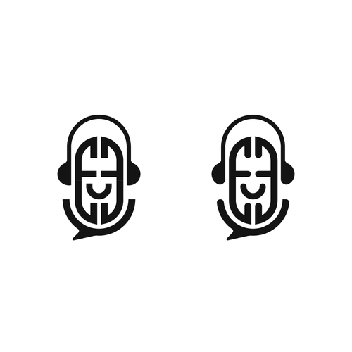 Podcast Logo for a Fun Business Podcast Intersecting Company Culture & Marketing Design by Nicusor Duman