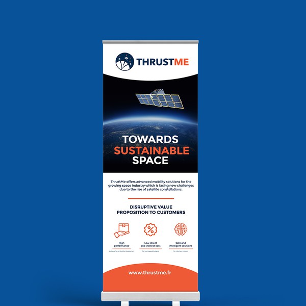 Design by X Dragon titled "THRUSTME STANDING BANNER"