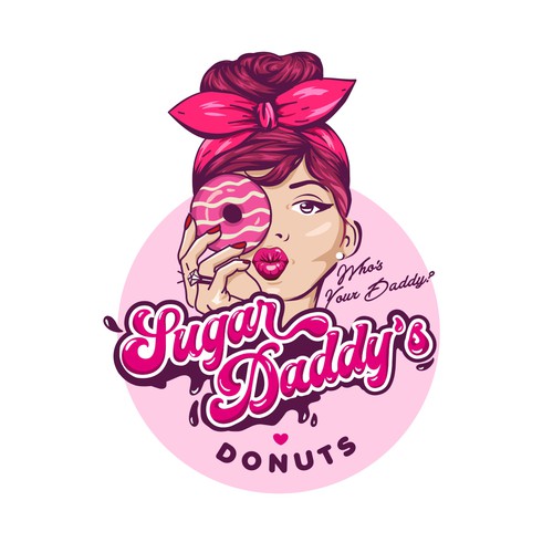 SUGAR DADDY DONUTS LOGO CONTEST Design by nindadian