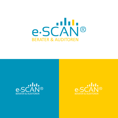 Logo-Modernisierung für e-SCAN®.de Design by Groogie