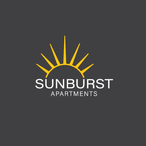 Sunburst Apartments Design by logoziner