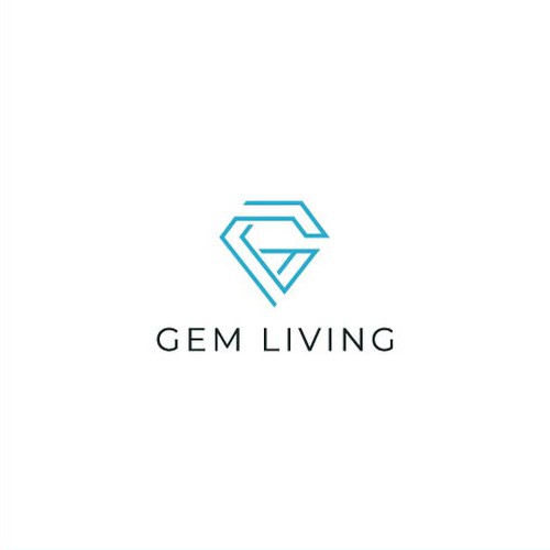 Geometrical, minimalist, modern brand design for Gem Living Design by mirza yaumil