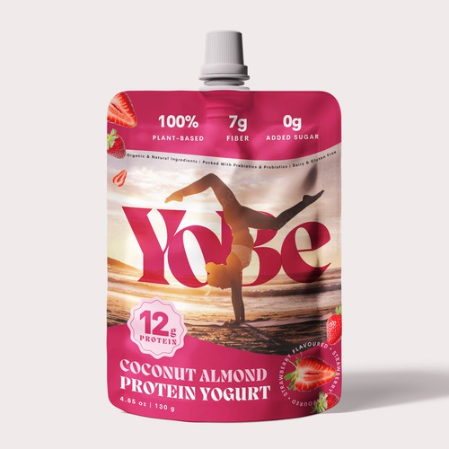 Create Eye-Catching Packaging for YoBe's Protein Yogurt to Shine at Whole Foods Design by vinny soni