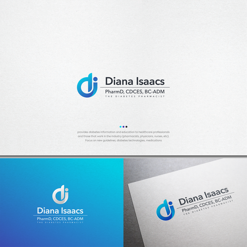 New logo and branding for diabetes pharmacist using the latest technology and therapeutics to help people with diabetes Design by ACanbro