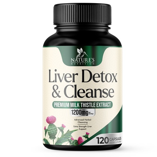 Natural Liver Detox & Cleanse Design Needed for Nature's Nutrition Design by UnderTheSea™