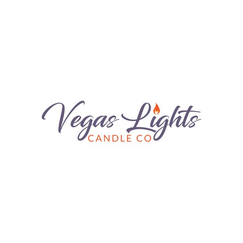 Design a modern fun logo for a candle company in Las Vegas Design by Kabelo Phofedi