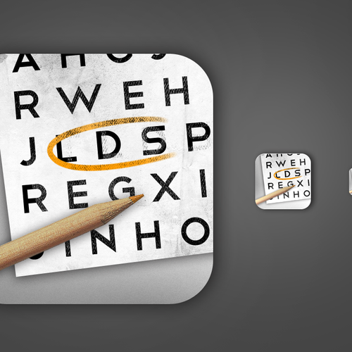iOS Icon: LDS Word Search game Design by Dartgh