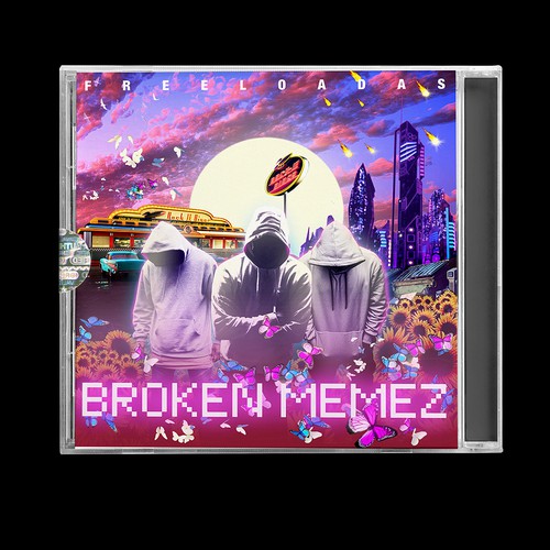 The Decay of America Except it's Hilarious and Aesthetic. (Broken Memes Album Cover) Design von Dara Kan