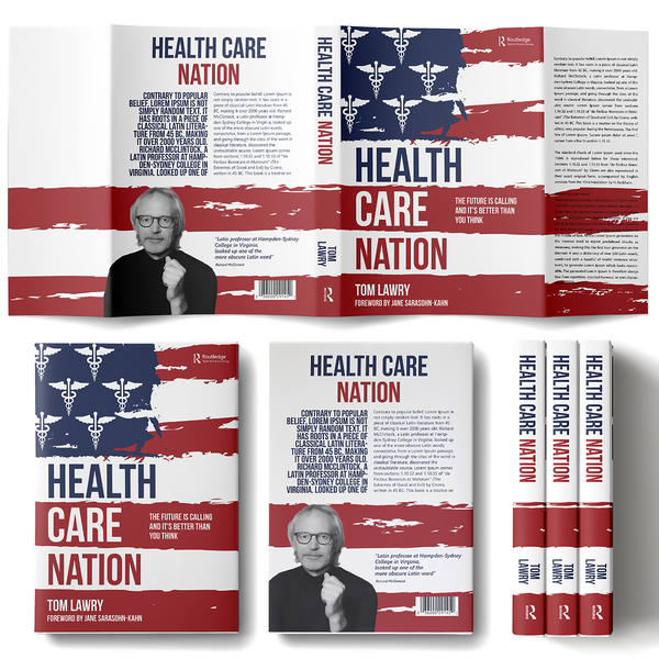 Winning book cover for Health Care Nation