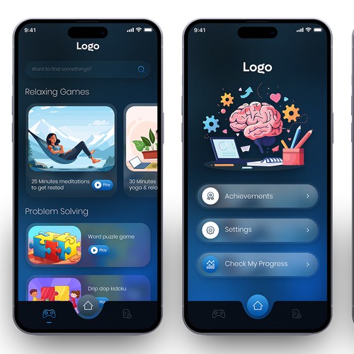 iOS/Android mobile app UI Design by sandy#ogma
