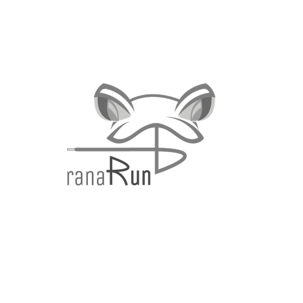modern logo with a FROG for a new running website
