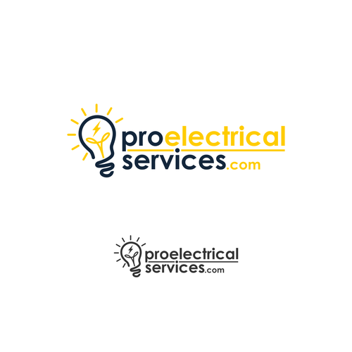 we need a powerful logo to attract customers whit electrical projects or needs Design by Log_In