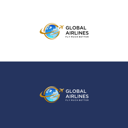 Take off! A Brand New Global Airline logo! Design by makaryo™