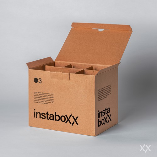 Instaboxx logo Design by Asya Logo