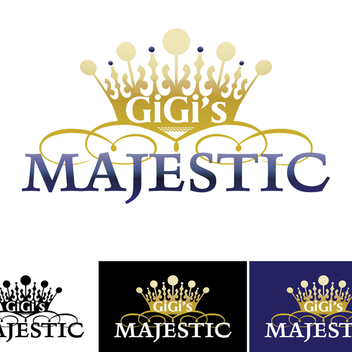 Create the next logo for GiGi's Majestic Design by tly646