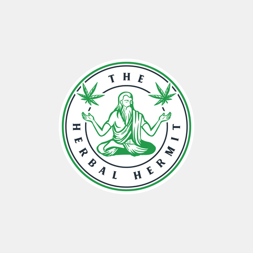 The Herbal Hermit Logo Diseño de GdLevi