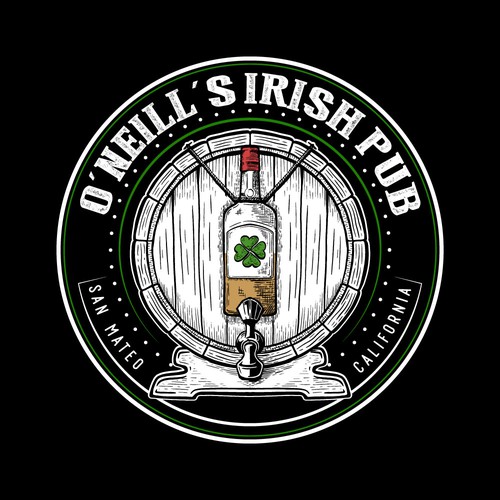 Looking for refreshed and redesigned logo for our Irish Pub Design von AlarArtStudio™