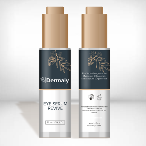 Eye serum bottle design Design by SONUPARMAR