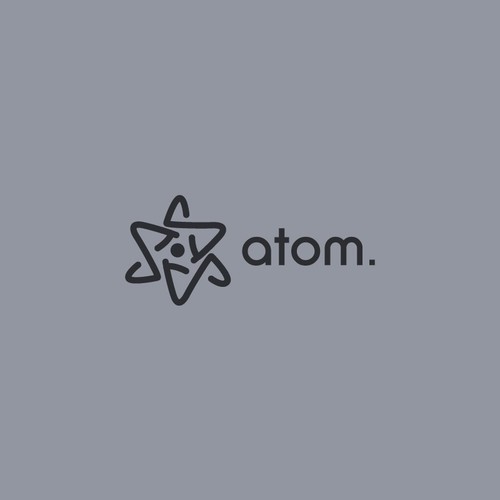 Create Atom Symbol In Shape of Letter "S" Design von Design.artz Studio