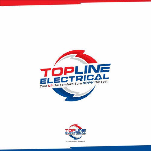 for all creative minds. create a logo for heating and cooling Company. Design by zumiko