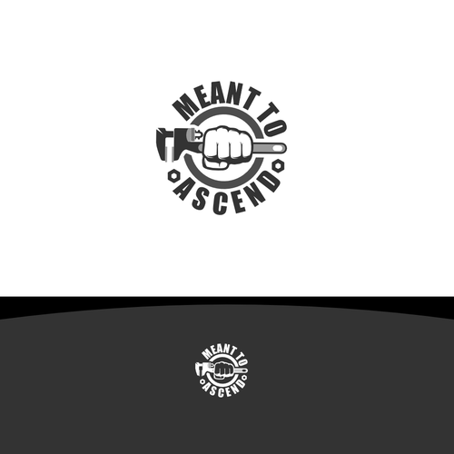 Meant to Ascent logo Design by Almaz™