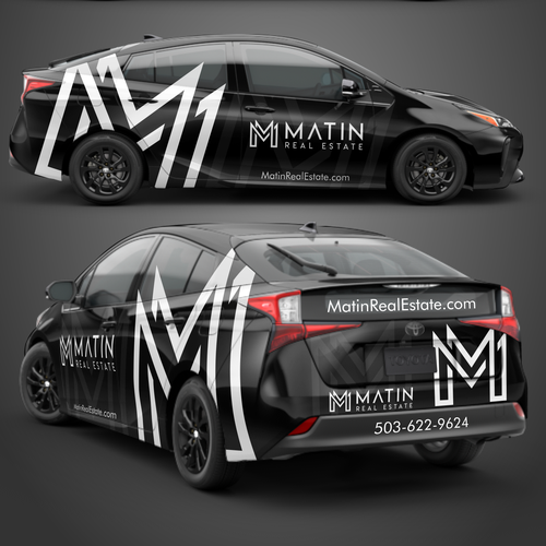 Luxury Real Estate Firm Prius Wrap Design by ✨B O T S™✨