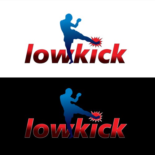 Awesome logo for MMA Website LowKick.com! Design by antoni09